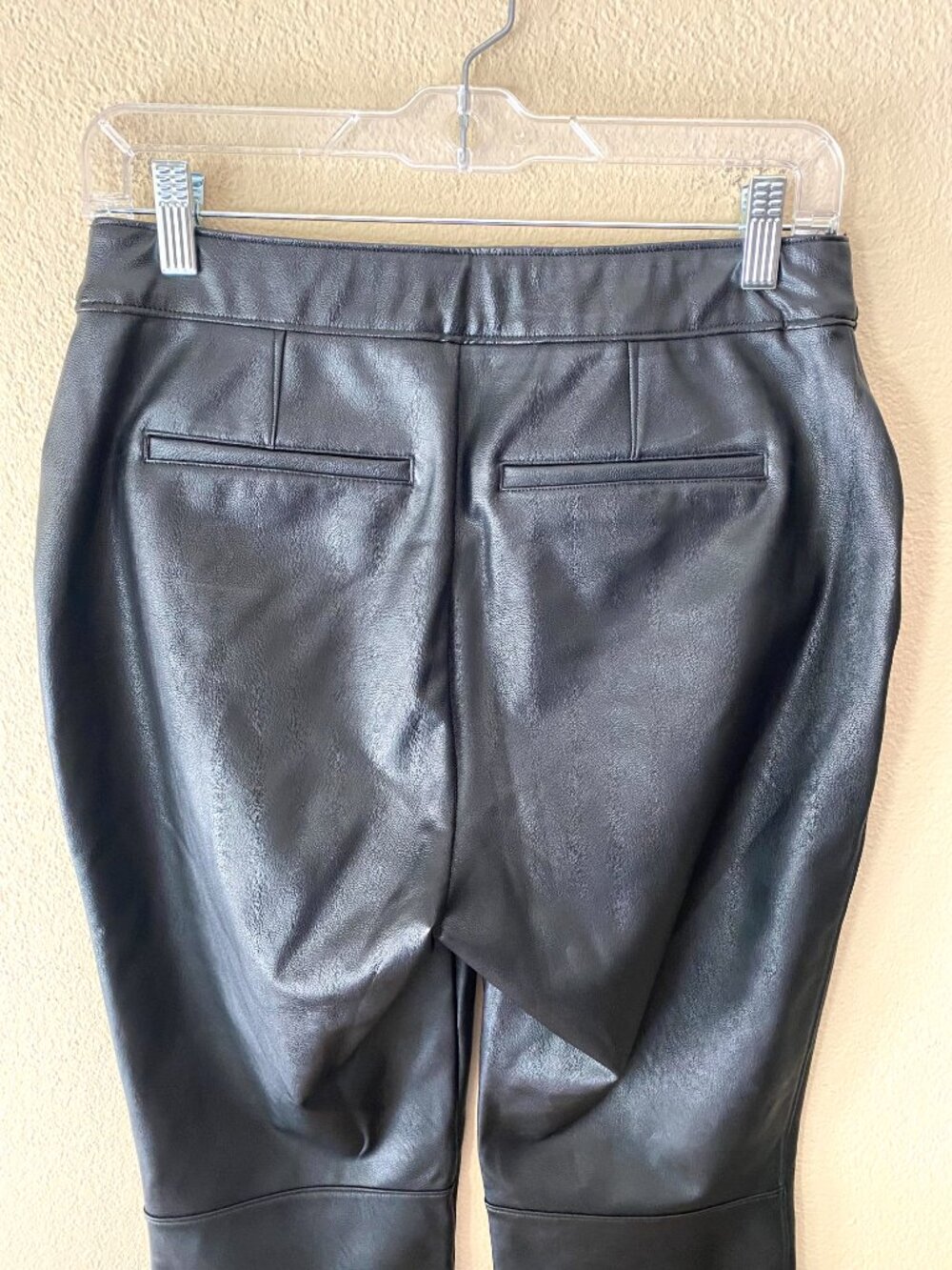 Spanx Leather-Like Pull-On Flare Pants Large - Picture 5 of 12